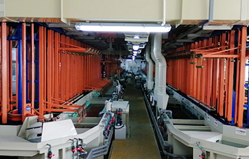 Zn壓鑄件材料全自動(dòng)掛鍍線